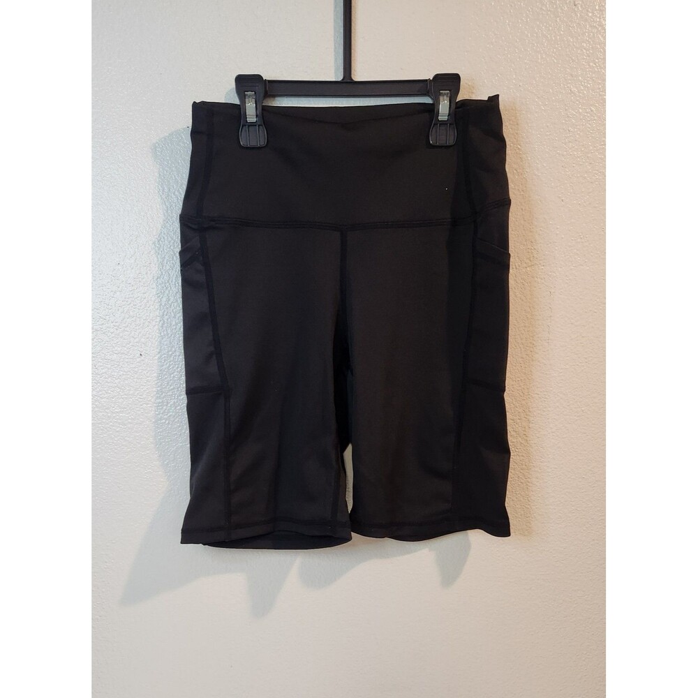 Adrienne Vittadini Black Bermuda Shorts Womens Size Small  Pull On